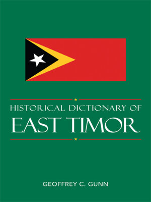cover image of Historical Dictionary of East Timor